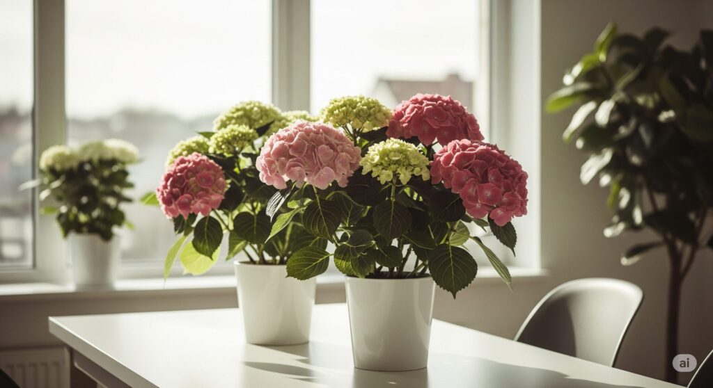 紫陽花の鉢植えを室内で育てる基本