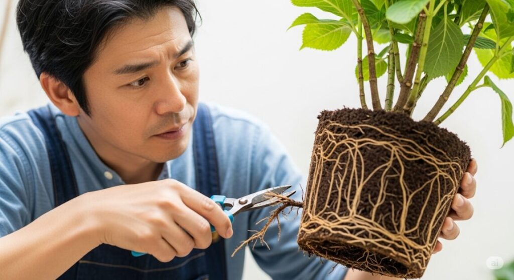 紫陽花の根腐れからの正しい対処と再生法